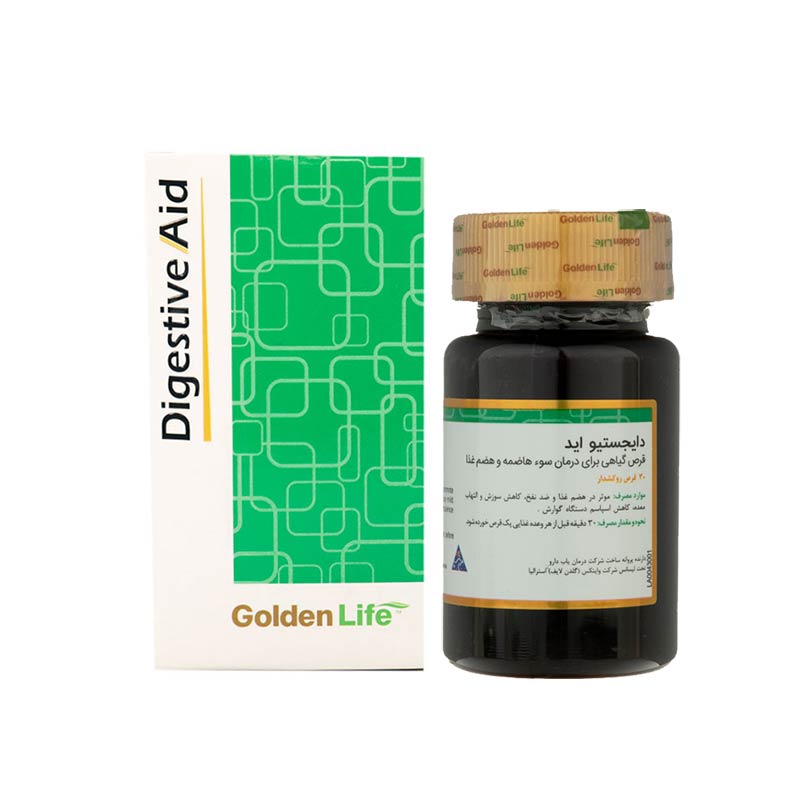 دایجستیو اید قرص گلدن لایف 30 عدد