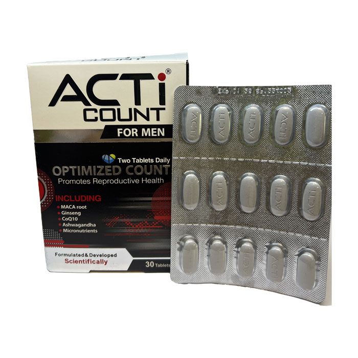 اکتی کانت قرص بهبود باروری و افزایش تعداد اسپرم آقایان ابیان دارو 30 عدد
